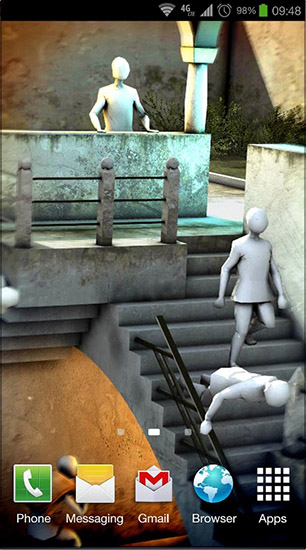 Kostenloses Android-Live Wallpaper Unmögliche Realität. Vollversion der Android-apk-App Impossible reality 3D für Tablets und Telefone.