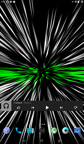 Screenshots do Raios infinitos para tablet e celular Android.