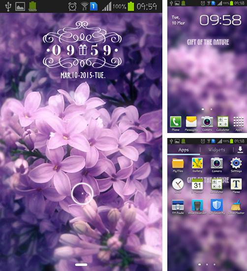 In addition to live wallpaper London for Android phones and tablets, you can also download Inflorescence for free.