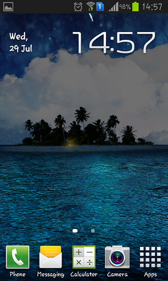 Screenshots of the Island HD for Android tablet, phone.