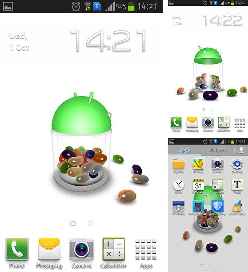 Baixe o papeis de parede animados Jelly bean 3D para Android gratuitamente. Obtenha a versao completa do aplicativo apk para Android Jelly bean 3D para tablet e celular.