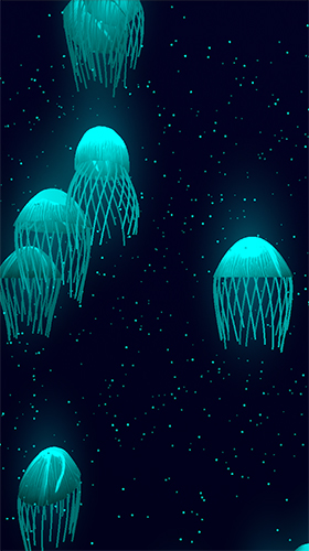 Jellyfish 3D by Womcd - скриншоты живых обоев для Android.