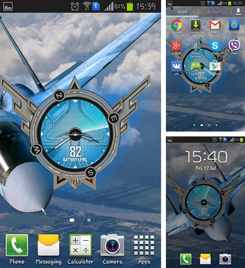 In addition to live wallpaper Pirate Ship 3D for Android phones and tablets, you can also download Jet fighters SU34 for free.