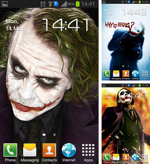 Zusätzlich zum Live Wallpaper Anbruch der Nacht für Android Mobiltelefone und Tablets, können Sie auch Joker, Joker kostenlos herunterladen.