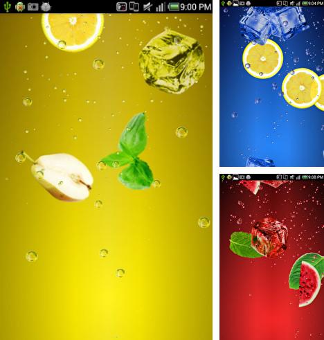 Kostenloses Android-Live Wallpaper Saft. Vollversion der Android-apk-App Juice für Tablets und Telefone.