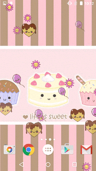 Screenshots of the Kawaii for Android tablet, phone.