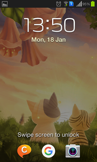 Screenshots do Gatinho: Pôr do sol para tablet e celular Android.