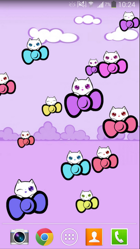 Baixe o papeis de parede animados Kitty cute para Android gratuitamente. Obtenha a versao completa do aplicativo apk para Android Gatinho bonitinho para tablet e celular.