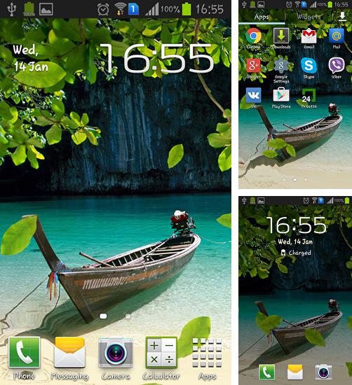 Kostenloses Android-Live Wallpaper See. Vollversion der Android-apk-App Lake für Tablets und Telefone.