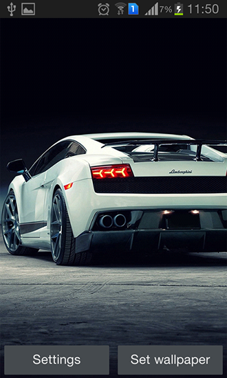 Capturas de pantalla de Lamborghini para tabletas y teléfonos Android.