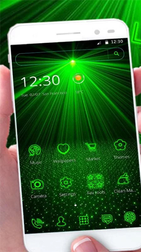 Laser green light