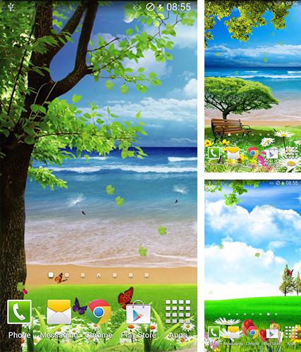 Kostenloses Android-Live Wallpaper Blätter. Vollversion der Android-apk-App Leaves by orchid für Tablets und Telefone.
