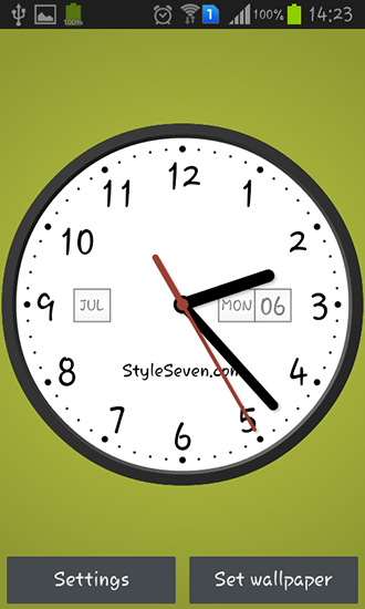 Download livewallpaper Light analog clock for Android. Get full version of Android apk livewallpaper Light analog clock for tablet and phone.