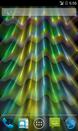 Screenshots of the Light wave for Android tablet, phone.