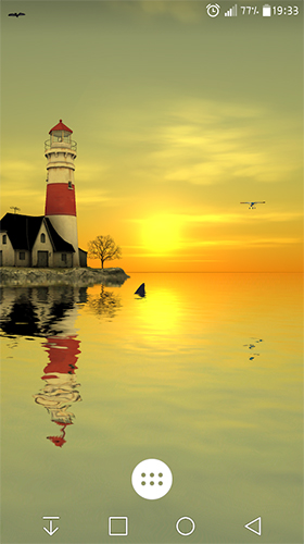 Lighthouse 3D für Android spielen. Live Wallpaper Leuchtturm 3D kostenloser Download.