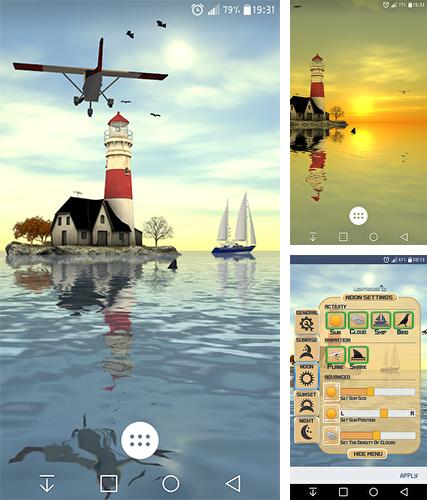 Descarga gratuita fondos de pantalla animados Faro 3D para Android. Consigue la versión completa de la aplicación apk de Lighthouse 3D para tabletas y teléfonos Android.