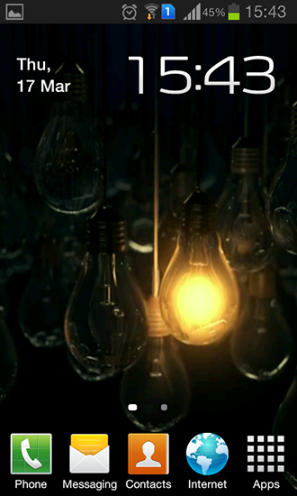 Lighting bulb - безкоштовно скачати живі шпалери на Андроїд телефон або планшет.