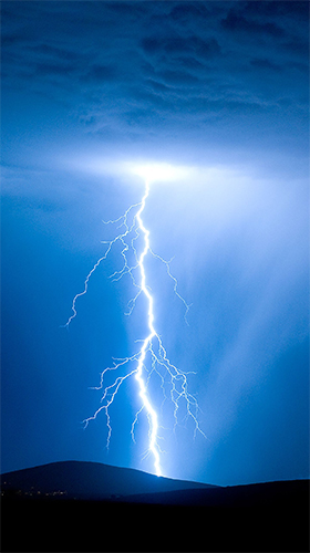 Lightning storm 3D - бесплатно скачать живые обои на Андроид телефон или планшет.