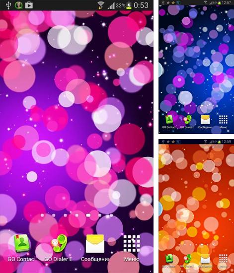 Додатково до живої шпалери зима для Android телефонів та планшетів, Ви можете також безкоштовно скачати Lights.