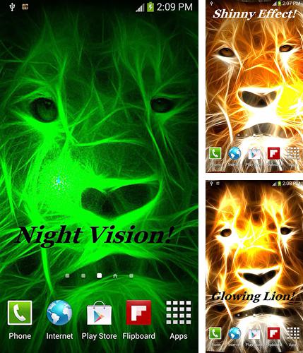 Kostenloses Android-Live Wallpaper Löwe. Vollversion der Android-apk-App Lion by FlyingFox für Tablets und Telefone.