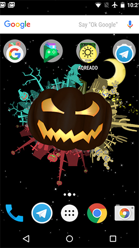 Little witch planet für Android spielen. Live Wallpaper Kleiner Hexenplanet kostenloser Download.