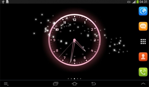 Live clock für Android spielen. Live Wallpaper Live Uhr kostenloser Download.