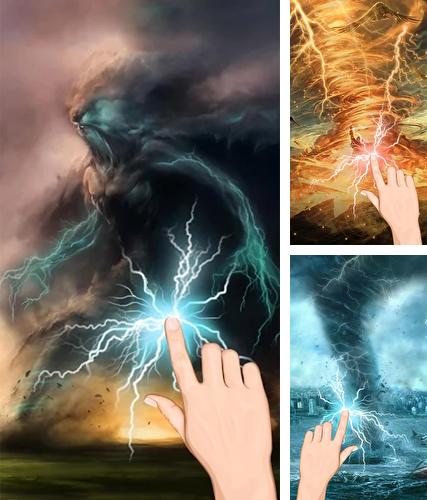 Descarga gratuita fondos de pantalla animados Tormenta real para Android. Consigue la versión completa de la aplicación apk de Live lightning storm para tabletas y teléfonos Android.