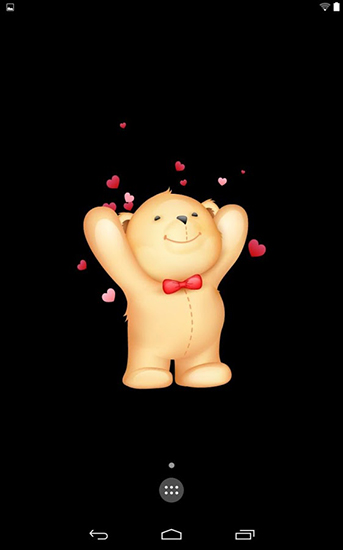 Fondos de pantalla animados a Live teddy bears para Android. Descarga gratuita fondos de pantalla animados Osos de peluche animados.