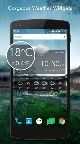 Live weather - бесплатно скачать живые обои на Андроид телефон или планшет.