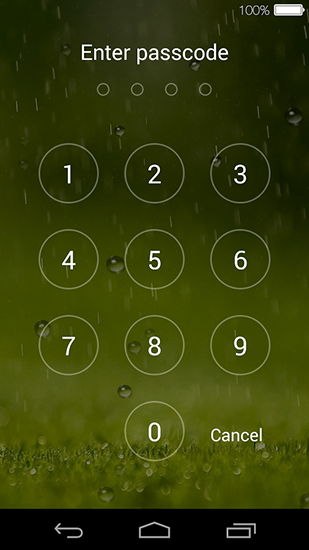 Screenshots von Lock screen für Android-Tablet, Smartphone.