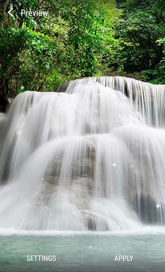 Lost waterfall - безкоштовно скачати живі шпалери на Андроїд телефон або планшет.