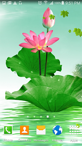 Lotus by villeHugh - безкоштовно скачати живі шпалери на Андроїд телефон або планшет.