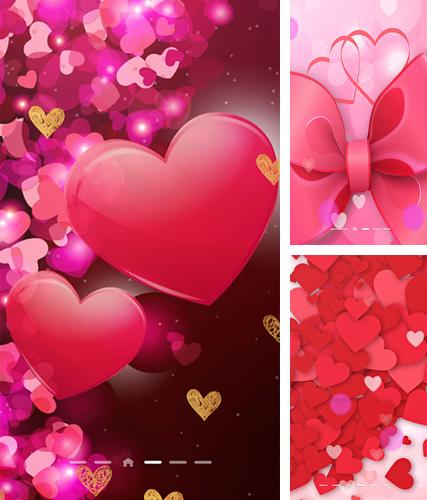 Kostenloses Android-Live Wallpaper Liebe. Vollversion der Android-apk-App Love by Bling Bling Apps für Tablets und Telefone.