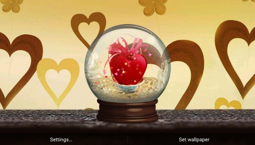 Papeis de parede animados Mundo do Amor para Android. Papeis de parede animados Love world para download gratuito.