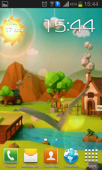 Download livewallpaper Low poly farm for Android. Get full version of Android apk livewallpaper Low poly farm for tablet and phone.