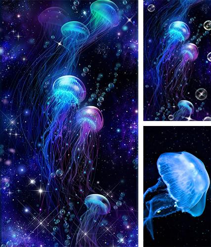 Luminous jellyfish HD - бесплатно скачать живые обои на Андроид телефон или планшет.