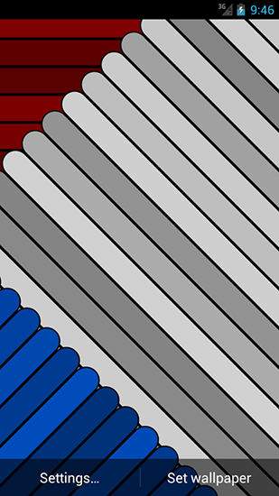 Screenshots of the Mad stripes for Android tablet, phone.
