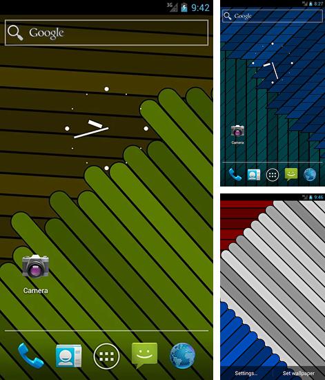 Descarga gratuita fondos de pantalla animados Bandas locas  para Android. Consigue la versión completa de la aplicación apk de Mad stripes para tabletas y teléfonos Android.