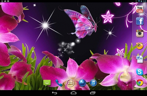 Télécharger le fond d'écran animé gratuit Papillons magiques . Obtenir la version complète app apk Android Magic butterflies pour tablette et téléphone.