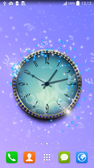 Magic clock - скріншот живих шпалер для Android.