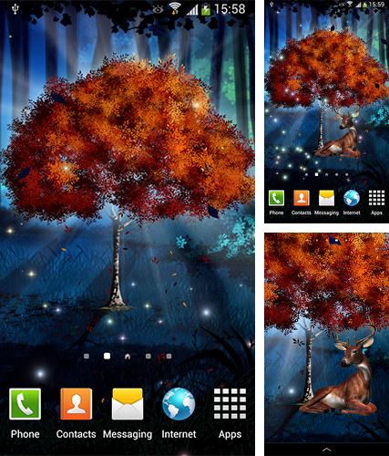 Magic forest by Amax LWPS - бесплатно скачать живые обои на Андроид телефон или планшет.