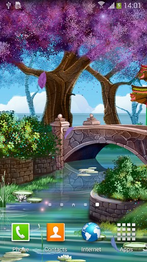 Télécharger le fond d'écran animé gratuit Jardin magique. Obtenir la version complète app apk Android Magic garden pour tablette et téléphone.