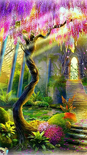 Magic garden by Jango LWP Studio - безкоштовно скачати живі шпалери на Андроїд телефон або планшет.