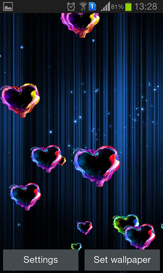 Magic hearts - бесплатно скачать живые обои на Андроид телефон или планшет.
