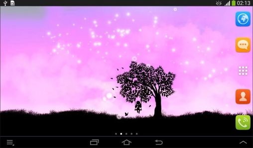 Papeis de parede animados Toque mágico para Android. Papeis de parede animados Magic touch para download gratuito.