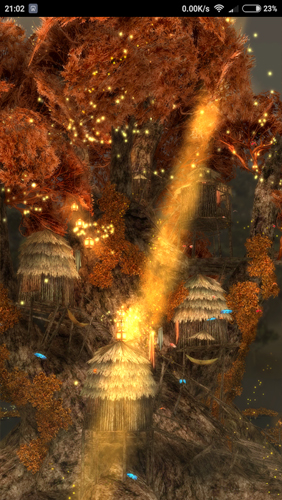 Screenshots of the Magic Tree 3D for Android tablet, phone.