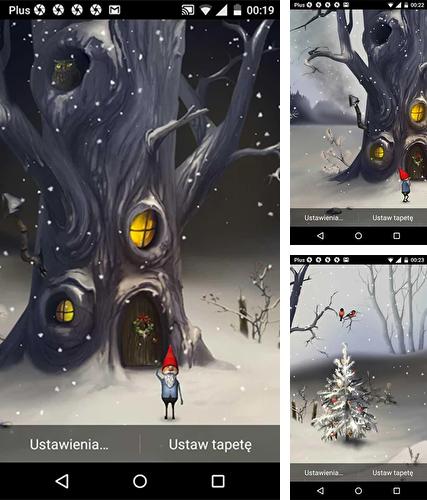 Kostenloses Android-Live Wallpaper Magischer Winter. Vollversion der Android-apk-App Magic winter für Tablets und Telefone.