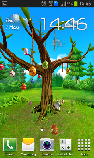 Écrans de Magical tree pour tablette et téléphone Android.