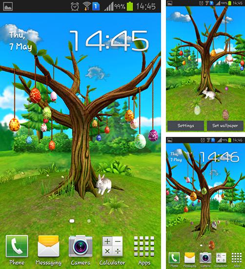 Kostenloses Android-Live Wallpaper Magischer Baum. Vollversion der Android-apk-App Magical tree für Tablets und Telefone.