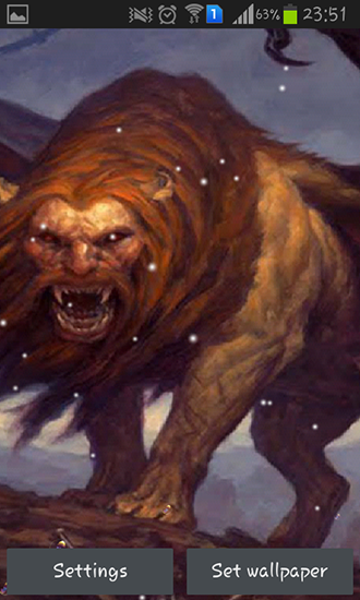 Download Manticore - livewallpaper for Android. Manticore apk - free download.